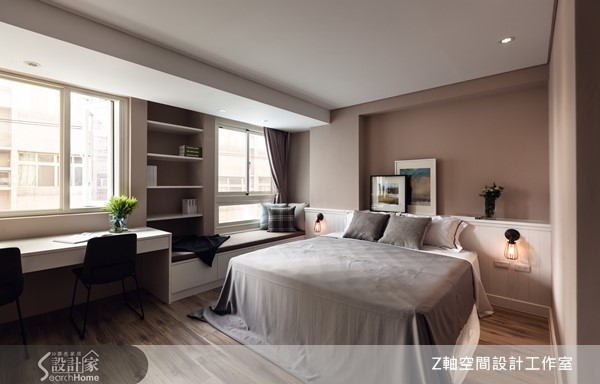 喜愛簡單大方設計的新婚夫妻，對於駐台美軍洋房社區內